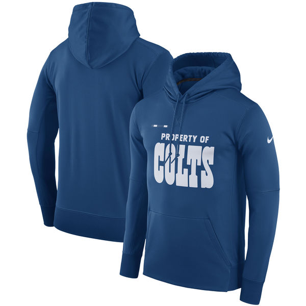 Men's Indianapolis Colts Nike Property Of Performance Pullover Hoodie Royal,We sell and wholesale Men's Indianapolis Colts Nike Property Of Performance Pullover Hoodie Royal on line form chian!